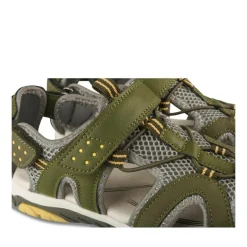 Sandales Trekking VERT Garçon Motif Multicolore Scratch