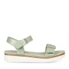 Sandales VERT Femme Boucle