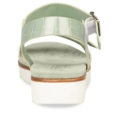 Sandales VERT Femme Boucle