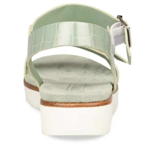 Sandales VERT Femme Boucle