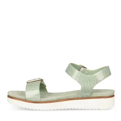 Sandales VERT Femme Boucle