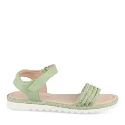 Sandales VERT Fille Motif Paillettes Scratch
