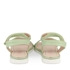 Sandales VERT Fille Motif Paillettes Scratch