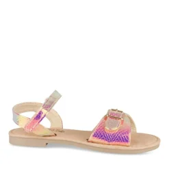 Sandales VIOLET Fille Motif Iridescent Scratch