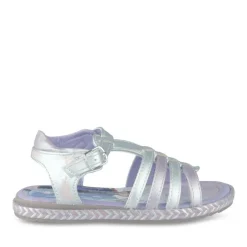 Sandales VIOLET Fille Motif Iridescent Boucle