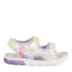 Sandales VIOLET Fille Motif Iridescent Scratch