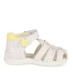 Sandales VIOLET Fille Motif Fleuri Scratch