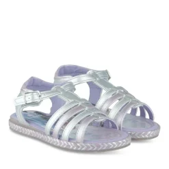 Sandales VIOLET Fille Motif Iridescent Boucle