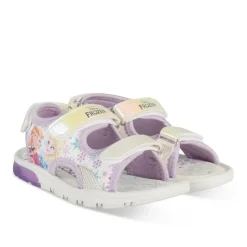 Sandales VIOLET Fille Motif Iridescent Scratch