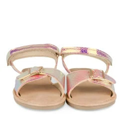 Sandales VIOLET Fille Motif Iridescent Scratch