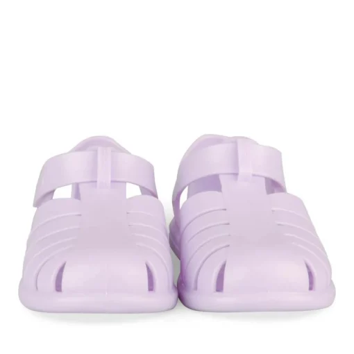 Sandales VIOLET Fille Motif Uni A Enfiler