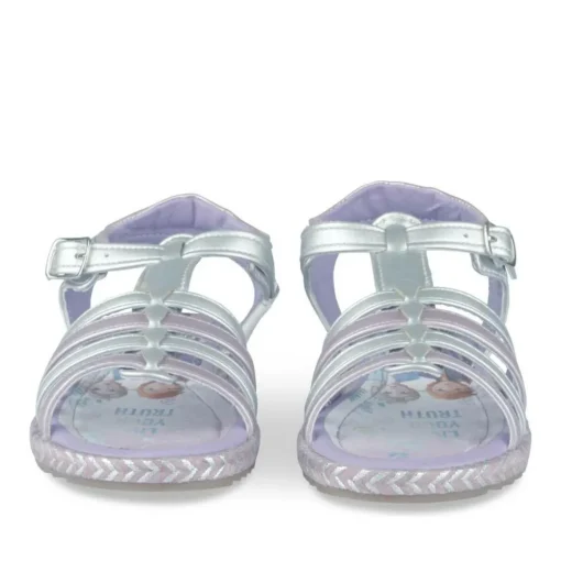 Sandales VIOLET Fille Motif Iridescent Boucle