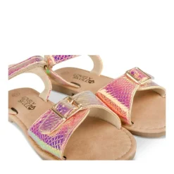 Sandales VIOLET Fille Motif Iridescent Scratch