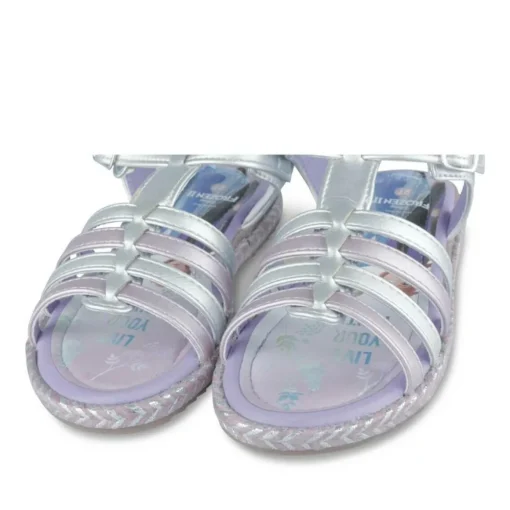 Sandales VIOLET Fille Motif Iridescent Boucle