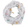 Snood BLANC LOVELY SKULL