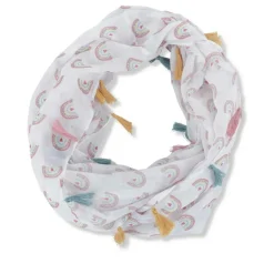 Snood BLANC LOVELY SKULL