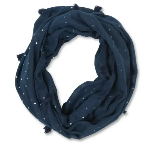Snood BLEU LOVELY SKULL