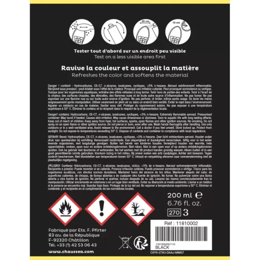 Spray Rénovateur Daim Noir CHAUSSEA