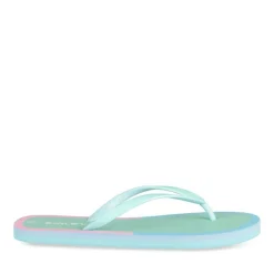 Tongs BLEU Femme Motif Uni A Enfiler
