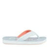 Tongs BLEU Femme Motif Uni A Enfiler