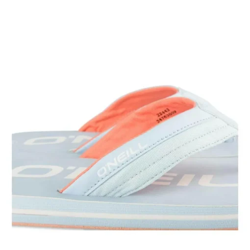 Tongs BLEU Femme Motif Uni A Enfiler