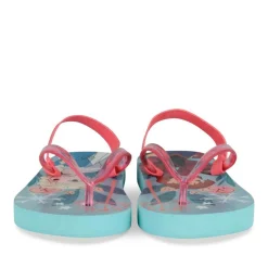 Tongs BLEU Fille Motif Uni A Enfiler