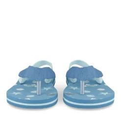 Tongs BLEU Garçon Motif Animal Elastique