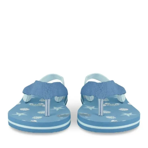 Tongs BLEU Garçon Motif Animal Elastique