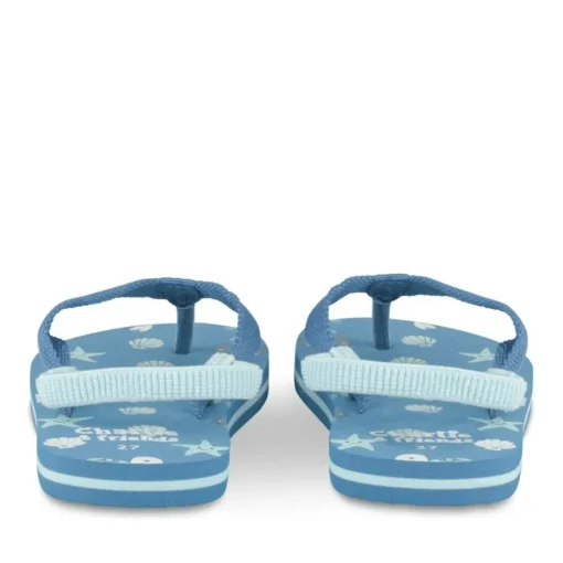 Tongs BLEU Garçon Motif Animal Elastique