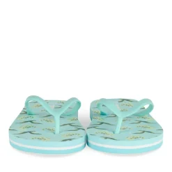 Tongs BLEU Garçon Motif Dinosaure A Enfiler