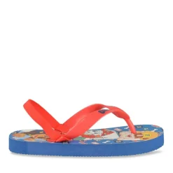 Tongs BLEU Garçon Motif Uni A Enfiler
