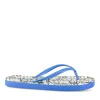 Tongs BLEU Garçon Motif Uni A Enfiler