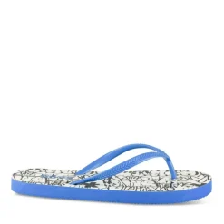 Tongs BLEU Garçon Motif Uni A Enfiler