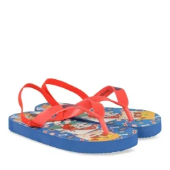 Tongs BLEU Garçon Motif Uni A Enfiler