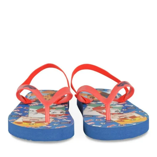 Tongs BLEU Garçon Motif Uni A Enfiler