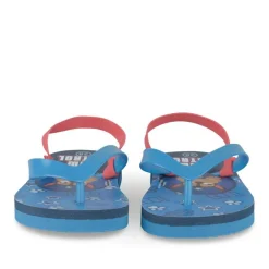Tongs BLEU Garçon Motif Uni Elastique