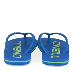 Tongs BLEU Garçon Motif Uni A Enfiler