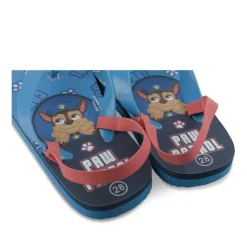 Tongs BLEU Garçon Motif Uni Elastique