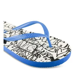 Tongs BLEU Garçon Motif Uni A Enfiler