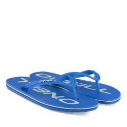 Tongs BLEU Homme Motif Uni A Enfiler