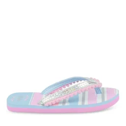 Tongs BLEU LOVELY SKULL