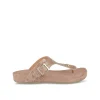 Tongs Entredoigt BEIGE Femme Motif Animal A Enfiler