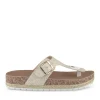 Tongs Entredoigt BEIGE Femme Motif Animal A Enfiler