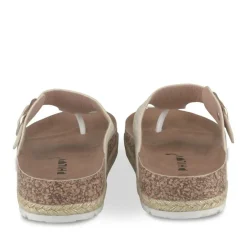 Tongs Entredoigt BEIGE Femme Motif Animal A Enfiler