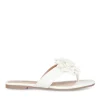 Tongs Entredoigt BLANC Femme A Enfiler