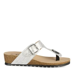 Tongs Entredoigt BLANC Femme Motif Iridescent A Enfiler