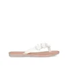 Tongs Entredoigt BLANC Femme A Enfiler