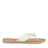 Tongs Entredoigt BLANC Femme Motif Animal A Enfiler