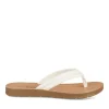 Tongs Entredoigt BLANC Femme Motif Uni A Enfiler