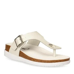Tongs Entredoigt BLANC Femme A Enfiler